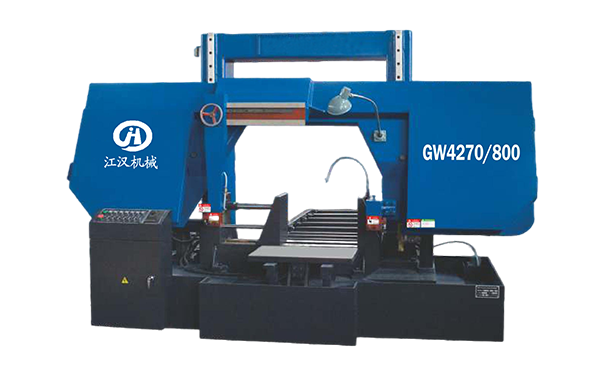 高石碑镇GW4270/800双柱龙门卧式带锯床